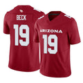 A.Cardinals #19 Carson Beck Player Cardinal Vapor F.U.S.E. Limited Home Game BALCE Stitched Jerseys