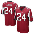 A.Falcons #24 A.J. Terrell Jr. Player Red Color Vapor Home Game BALCE Stitched Jerseys