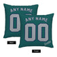 Custom Seattle Mariners Pillow Decorative Throw Pillow Case - Print Personalized Football Team Fans Name & Number Birthday Gift Football Pillows