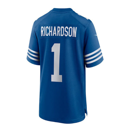 IN. Colts #1 Anthony Richardson 2023 Draft First Round Pick Alternate Game Jersey - Royal Stitched American Football Jerseys