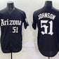 Arizona Diamondbacks #51 Randy Johnson Black 'Gothic Desert Fang Edition' Vapor Premier Limited Stitched Baseball Jersey