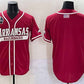 A.Razorbacks Blank Cardinal 2025 World Series Stitched American College Jerseys