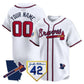 Custom Atlanta Braves 2024 Robinson & Georgia Patch Vapor Premier Limited – All Stitched Baseball Jersey
