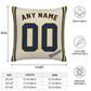 Custom Milwaukee Brewers Pillow Decorative Throw Pillow Case - Print Personalized Football Team Fans Name & Number Birthday Gift Football Pillows