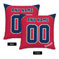 Custom Minnesota Twins Pillow Decorative Throw Pillow Case - Print Personalized Football Team Fans Name & Number Birthday Gift Football Pillows