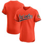 Baltimore Orioles Alternate Vapor Premier Elite Patch Jersey - Orange Stitched Baseball Jersey