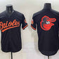 Baltimore Orioles Black Team Big Logo Cool Base Stitched Stitched Baseball Jersey