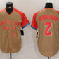 Baltimore Orioles #2 Gunnar Henderson Number Cream 2024 All Star Limited Stitched Baseball Jerseys