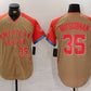 Baltimore Orioles #35 Adley Rutschman Number Cream 2024 All Star Limited Stitched Baseball Jersey