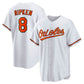 Baltimore Orioles #8 Cal Ripken Jr. Throwback Replica Player Jersey - White Stitched Baseball Jersey