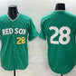 Boston Red Sox #28 Kristian Campbell Green 2025 City Connect Limited Stitched Baseball Jersey