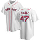 Boston Red Sox #47 Enmanuel Valdez White Cool Base Stitched Baseball Jersey