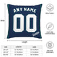 Custom Seattle Mariners Pillow Decorative Throw Pillow Case - Print Personalized Football Team Fans Name & Number Birthday Gift Football Pillows