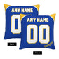 Custom Milwaukee Brewers Pillow Decorative Throw Pillow Case - Print Personalized Football Team Fans Name & Number Birthday Gift Football Pillows