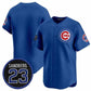 Chicago Cubs Blank Royal 'Ryne Sandberg Tribute' Vapor Limited V2 Stitched Baseball Jersey