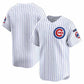 Chicago Cubs Blank White Pinstripe 'Ryne Sandberg Tribute' Vapor Limited V3 Stitched Baseball Jersey
