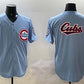 Chicago Cubs Team Big Logo Blue 2024-25 2nd Alternate Limited Stitched Baseball Jersey