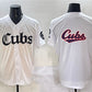 Chicago Cubs Team Big Logo White 'Gothic North Side Edition' Vapor Premier Limited Stitched Baseball Jersey