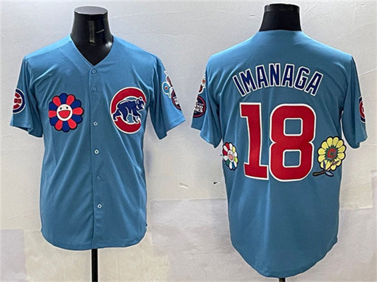 Chicago Cubs #18 Shōta Imanaga Blue 2025 Tokyo Series 2nd Alternate Limited Stitched Baseball Jersey