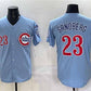 Chicago Cubs #23 Ryne Sandberg Blue 'Ryne Sandberg Tribute' Vapor Limited V3 Stitched Baseball Jersey