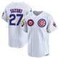 Chicago Cubs #27 Seiya Suzuki White 2025 Tokyo Series Limited Stitched Baseball Jersey