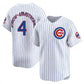 Chicago Cubs #4 Pete Crow-Armstrong White Home Limited Stitched Baseball Jersey