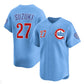 Chicago Cubs #27 Seiya Suzuki Blue 2024-25 2nd Alternate Limited Stitched Baseball Jersey