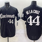 Cincinnati Reds #44 Elly De La Cruz Black 'Gothic Queen City Edition' Vapor Premier Limited Stitched Baseball Jersey