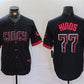 Cincinnati Reds #77 Rece Hinds Black 2023 City Connect Cool Base Stitched Baseball Jersey