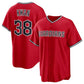 Cleveland Guardians #38 Steven Kwan Red Cool Base Limited Stitched Baseball Jersey