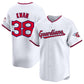 Cleveland Guardians #38 Steven Kwan White Home Limited Stitched Baseball Jersey
