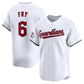 Cleveland Guardians #6 David Fry Home Limited Player Jersey - White Stitched Baseball Jersey