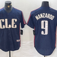 Cleveland Guardians #9 Kyle Manzardo Navy 2024 City Connect Limited Stitched Baseball Jerseys