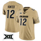 C.Buffaloes #12 Travis Hunter 2024 Brown Home Football Stitched American College Jerseys