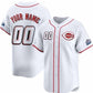 Custom Cincinnati Reds Active Player White 2025 Speedway Classic Home Limited Stitched Baseball Jersey