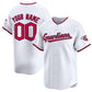 Custom Cleveland Guardians Active Player White Home Limited Stitched Baseball Jersey