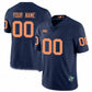 Custom W.Virginia Mountaineers ACTIVE PLAYER Navy F.U.S.E. 1965-2025 Throwback Stitched American College Jerseys