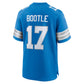 D.Lions #17 Dicaprio Bootle Blue Team Game American Football Jersey