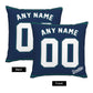 Custom Seattle Mariners Pillow Decorative Throw Pillow Case - Print Personalized Football Team Fans Name & Number Birthday Gift Football Pillows