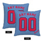 Custom Minnesota Twins Pillow Decorative Throw Pillow Case - Print Personalized Football Team Fans Name & Number Birthday Gift Football Pillows