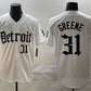 Detroit Tigers #31 Riley Greene White 'Motor Gothic Edition' Vapor Premier Limited Stitched Baseball Jersey