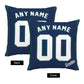 Custom Seattle Mariners Pillow Decorative Throw Pillow Case - Print Personalized Football Team Fans Name & Number Birthday Gift Football Pillows