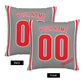 Custom Philadelphia Phillies Pillow Decorative Throw Pillow Case - Print Personalized Football Team Fans Name & Number Birthday Gift Football Pillows