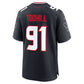 H.Texans #91 Casey Toohill Navy Team Game American Football Jerseys