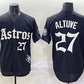 Houston Astros #27 Jose Altuve Black Gothic 'Houston Born Barrio Raised' Limited Stitched Baseball Jersey