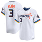 Houston Astros #3 Jeremy Peña White 2025 City Connect Limited Player Stitched Baseball Jersey