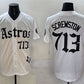 Houston Astros #713 Screwston White Gothic 'Houston Born Barrio Raised' Limited Stitched Baseball Jersey