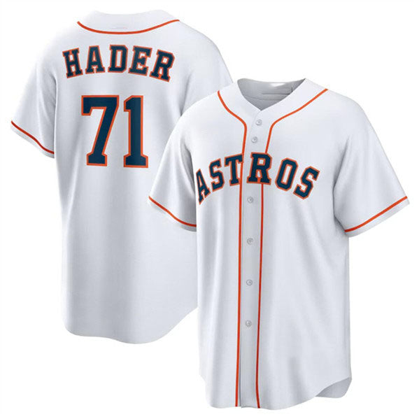 Houston Astros #71 Josh Hader White Cool Base Stitched Baseball Jersey