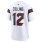 H.Texans #12 Nico Collins Game Jersey - White American Football Jerseys