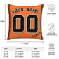 Custom San Francisco Giants Pillow Decorative Throw Pillow Case - Print Personalized Football Team Fans Name & Number Birthday Gift Football Pillows